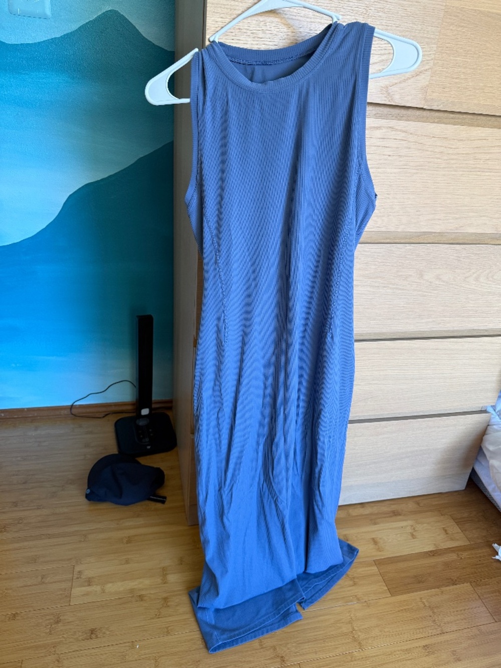Lululemon size 6 oasis blue aligned midi dress